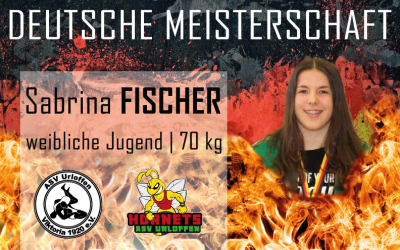Sabrina Fischer startet bei der Deutschen Meisterschaft in Bönen