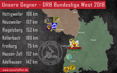 ASV Urloffen startet gemeinsam mit weiteren 7 Teams in der DRB Bundesliga West