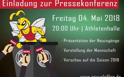 +++ Morgen „Öffentliche Pressekonferenz“ zur Saison 2018 +++