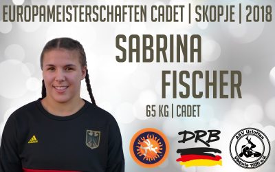 Sabrina Fischer vom ASV Urloffen kämpft in Skopje bei der EM