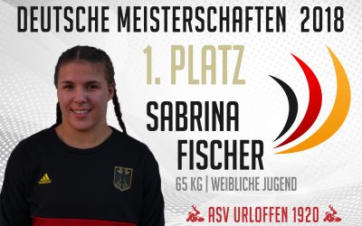 Sabrina Fischer vom ASV Urloffen erringt Deutschen Meistertitel
