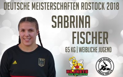 Sabrina Fischer geht bei den Deutschen Meisterschaften der weiblichen Jugend auf die Matte