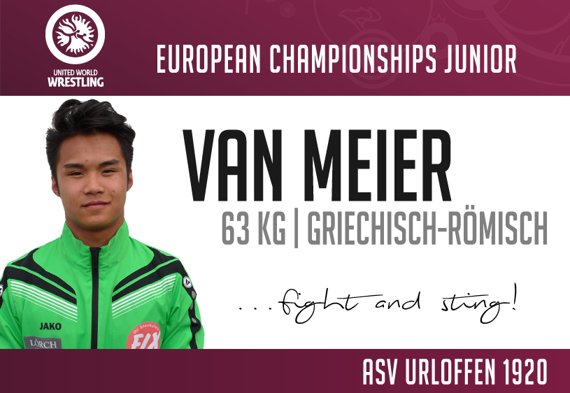 Van Meier startet bei der Junioren Europameisterschaft in Rom