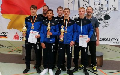 Ringer des ASV Urloffen holen kompletten Medaillensatz bei den Deutschen A-Jugend Meisterschaften