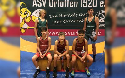 Fünf Nachwuchsringer des ASV Urloffen starten bei den Deutschen Meisterschaften der B-Jugend