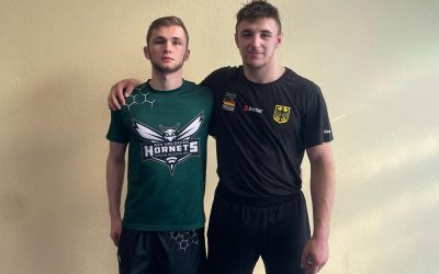 Daniel Fischer und David Kiefer überzeugten beim Internationalen Ringerturnier in Bordeaux
