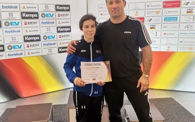 Katharina Huber erzielte den 5. Platz bei der DM der weiblichen A-Jugend