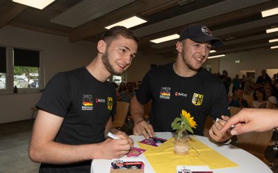 David Kiefer und Daniel Fischer kamen bei ihrem Start bei der U20 Weltmeisterschaft nicht ins vordere Drittel