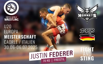 Justin Federer vom ASV Urloffen startet bei der U20 Europameisterschaft