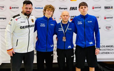 Vitalij Rosenberger erreicht 5. Platz bei den Deutschen Meisterschaften U17 Lars Hiebsch bei ersten Meisterschaft mit sehr gutem 11. Platz Auslosungspech verhinderte bessere Platzierungen.