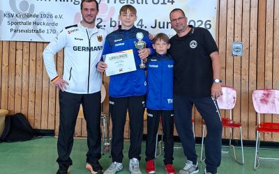 Leander Irslinger und Till Heitzmann bei den Deutschen Meisterschaften U14